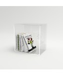 Floor cube cm 35 clear acrylic display case.