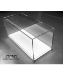 OFFERTA Teca LED cm 20x20h35 con base bianca illuminata in plexiglass.