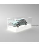 OFFERTA Teca LED cm 20x20h35 con base bianca illuminata in plexiglass.