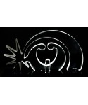 Decorazioni di Natale: presepe tradizionale in plexiglass