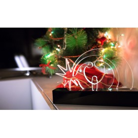 Decorazioni di Natale: presepe tradizionale in plexiglass