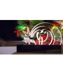 Decorazioni di Natale: presepe tradizionale in plexiglass
