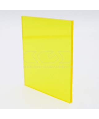 720 Transparent Yellow Acrylic sheets and panels size cm 150x100