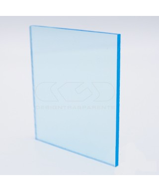 Mensola doccia cm 20x20 in plexiglass modello angolare doppio ripiano