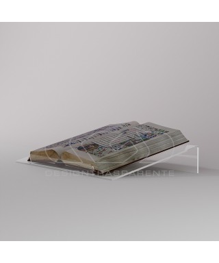 Lectern 25 cm transparent acrylic tabletop bookstand for books.
