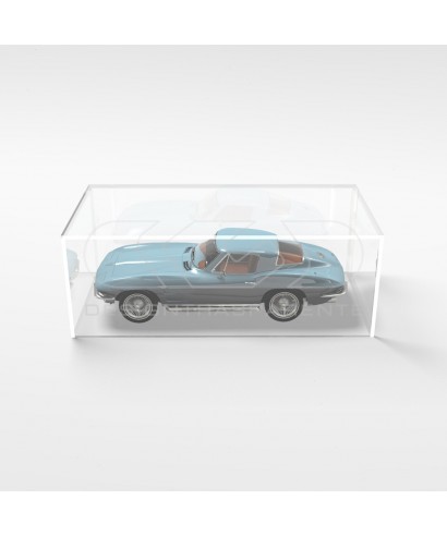 Acrylic display box 45x25 transparent for hobby model building Lego.