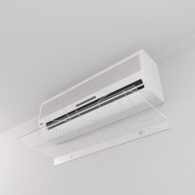 Deflector de aire acondicionado 70 cm de metacrilato transparente.
