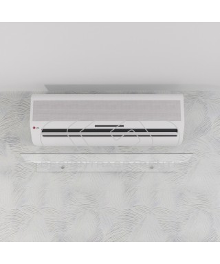 cm 70 transparent acrylic Air conditioner deflector.