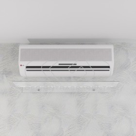 cm 90 transparent acrylic Air conditioner deflector.