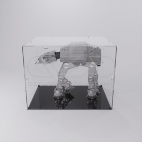 Economic 10x10 transparent acrylic showcase to assemble.