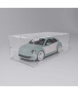Economic 20x10 transparent acrylic showcase to assemble.