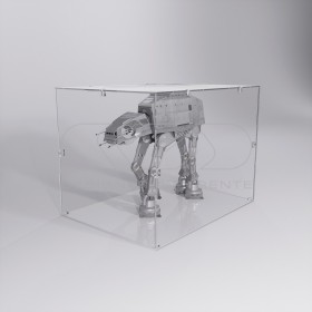 Economic 20x15 transparent acrylic showcase to assemble.