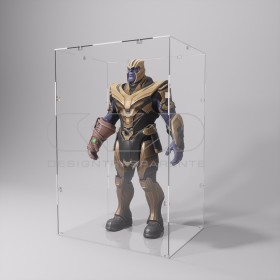 Economic 20x20 transparent acrylic showcase to assemble.