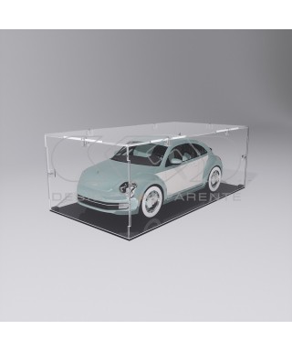 Teca 25x10 vetrinetta economica in plexiglass trasparente da montare.