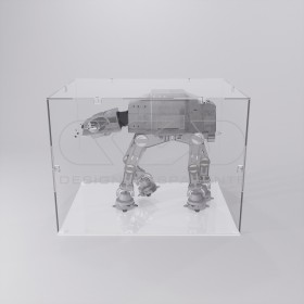 Economic 25x10 transparent acrylic showcase to assemble.