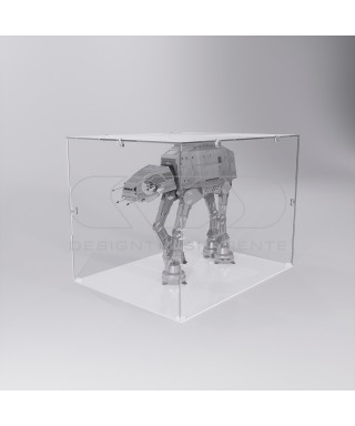 Teca 25x25 vetrinetta economica in plexiglass trasparente da montare.