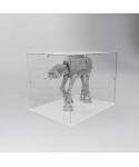 Economic 25x25 transparent acrylic showcase to assemble.
