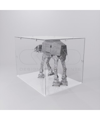 Teca 25x25 vetrinetta economica in plexiglass trasparente da montare.