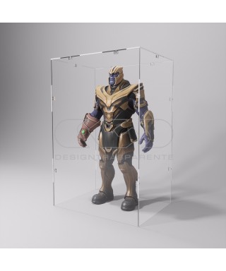 Economic 30x25 transparent acrylic showcase to assemble.