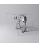 Vitrina de 30x30 económica de metacrilato transparente para montar.