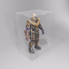 Economic 35x15 transparent acrylic showcase to assemble.