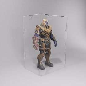 Economic 35x15 transparent acrylic showcase to assemble.