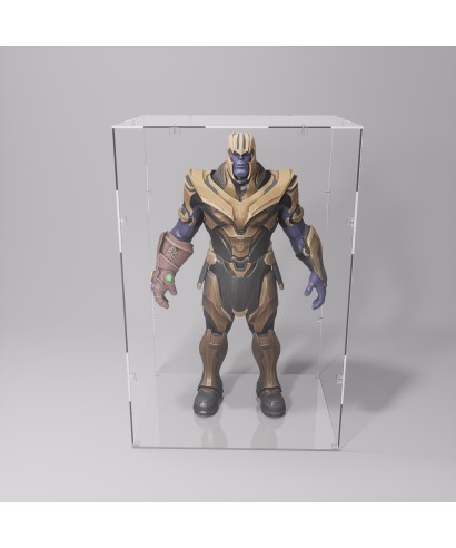 Economic 35x15 transparent acrylic showcase to assemble.