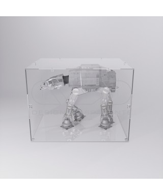 Economic 35x20 transparent acrylic showcase to assemble.