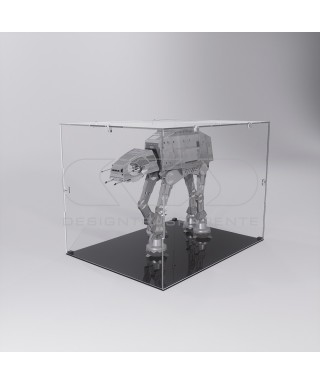 Economic 35x25 transparent acrylic showcase to assemble.