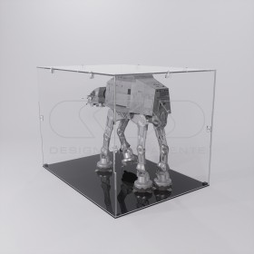 Economic 35x25 transparent acrylic showcase to assemble.