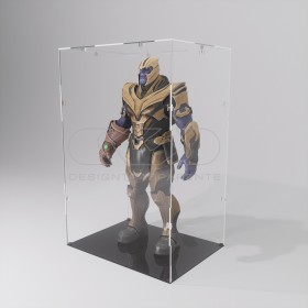 Economic 35x30 transparent acrylic showcase to assemble.