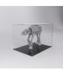 Economic 35x35 transparent acrylic showcase to assemble.