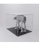 Economic 35x35 transparent acrylic showcase to assemble.