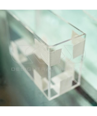 DIY Kit cm 65X25 display case custom acrylic sheets and glue.