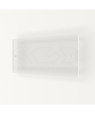 3 mm plaque outdoor transparent acrylic custom-made rectangular design