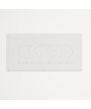 Targa 5 mm plexiglass trasparente rettangolare grande formato.