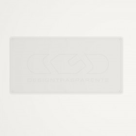 Targa 5 mm plexiglass trasparente rettangolare grande formato.