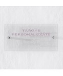 3 mm plaque outdoor transparent acrylic custom-made rectangular