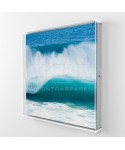 Tele e quadri base cm 20 box di protezione cornice teca in plexiglass.