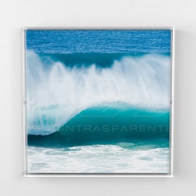 Lienzos y cuadros cm 65 caja de protección de marco de metacrilato.