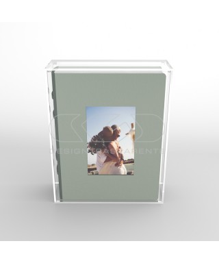OFFERTA Teca antipolvere 32x4h32 box portafoto per album fotografici.