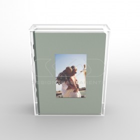 OFFERTA Teca antipolvere 31x8h31 box portafoto per album fotografici.