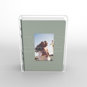 OFFERTA Teca antipolvere 32x4h32 box portafoto per album fotografici.
