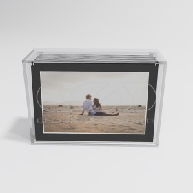 OFFERTA Teca antipolvere 45x5h35 box portafoto per album fotografici.