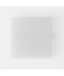 3 mm plaque outdoor transparent acrylic custom-made square design.