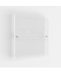 3 mm plaque outdoor transparent acrylic custom-made square design.