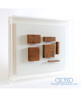 OFFERTA teca protezione quadri alto spessore 15X40 cornice plexiglass.