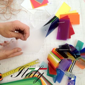 10 contenitori in plexiglass su misura come da disegno Manieri.