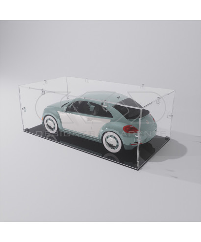 Teca 40x15 vetrinetta economica in plexiglass trasparente da montare.