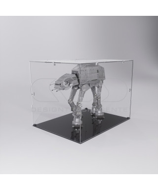 Economic 80x45 transparent acrylic showcase to assemble.